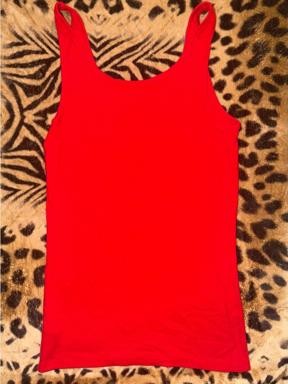 Red Tank Top & Leopard Print Tank Bundle - Picture 7 of 9